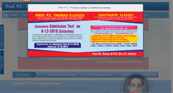 Desktop Screenshot of professorpcthomas.com