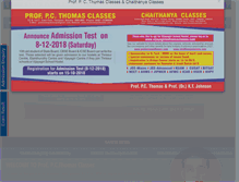 Tablet Screenshot of professorpcthomas.com